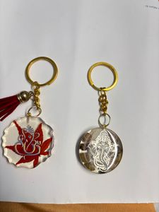 resin ganesh keychain