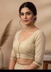 Golden Ready-Made Blouse