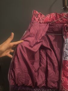 zipper puffer Jacket