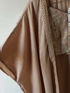 Embroidered Top With Shrug