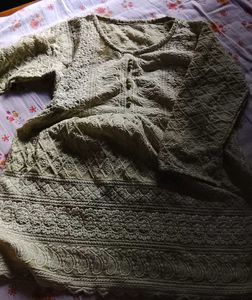 Embroidered Kurti Top
