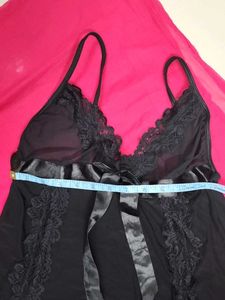 Black Lace Babydoll Lingerie