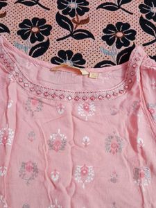 Peach Floral Top