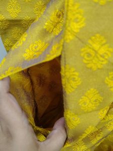 Gold Patterned Kurta