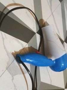 Blue &amp; White Hair Dryer