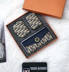 IMPORTED DESIGNER 3 PCS WALLET GIFT SET WD BOX