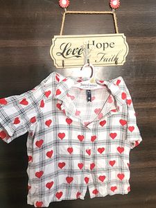 Juicy Couture Heart Plaid Top