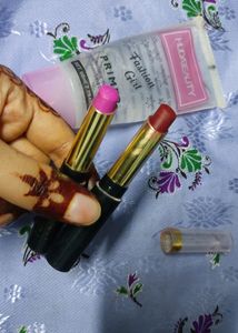 nyn lipsticks and huda beauty primer