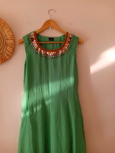 Jaheena Designer Mirror Work Anarkali