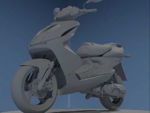 Yamaha Aerox 3d Printed Small Model