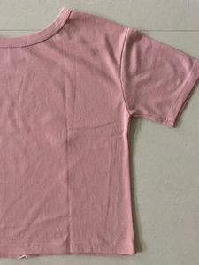 SSS Cute Patchwork Pink Tee