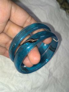 Blue Bangles - Set of 2