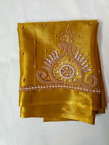 🤩🤩Beautiful Gold Shine Maggam Work Blouse Piece