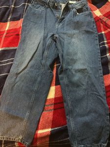 Blue Denim Mom Jeans High Waist
