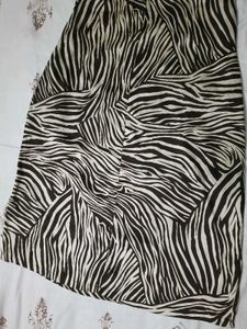 Zebra Print Casual Dress