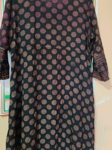 Elegant Floral Print Kurta