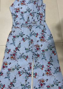 Floral Print Jumpsuit