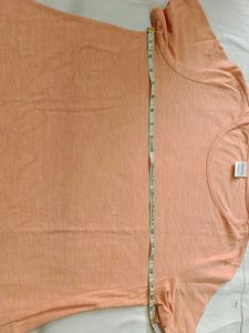 Peach Basic Tee