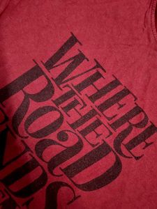 Red Maroon Graphic Tee