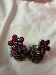 oxidised earring