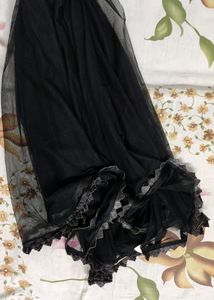 Black Lahnga Only One Time Use In Modeling Show