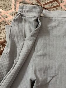 Wide Leg Strechable Trousers