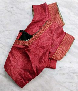 Silk Meroon Colour Wedding Blouse