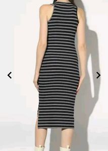 Outryt Striped Tank Dress - Size M