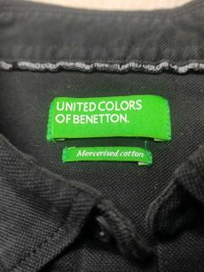 United Colors Of Benetton Stylish Black Shirt