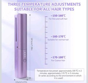 Wireless Hair Straightener Brush