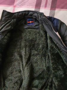 Classic Olive Feather  insulated  Winter Jacket
