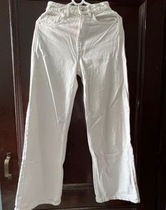 White Wide Leg Jeans