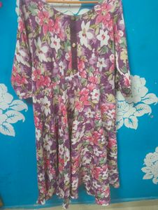 Floral Print Casual Dress