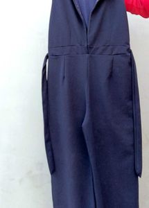 Blue Formal Casual Jumpsuit