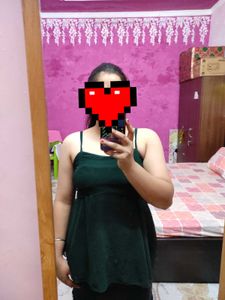 Drak Green Top For Summers