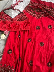 Red Skirt And Top