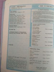 Mathematics Textbook Class XI