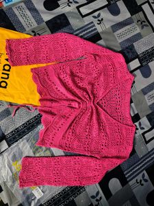 Savana Korean Style Printeresty Crochet Top 🎀