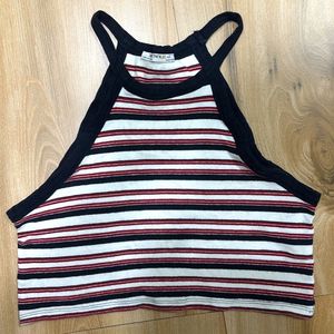 Zara Striped Halter Top