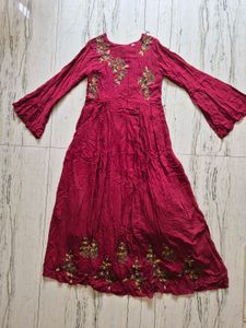 Flared Sleeve Gown