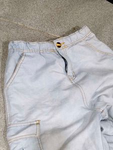 Light Wash Cargo Pants
