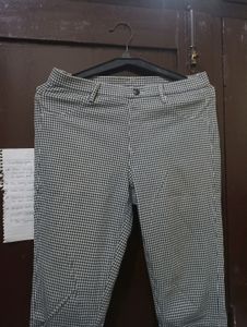 Black And White Trousers