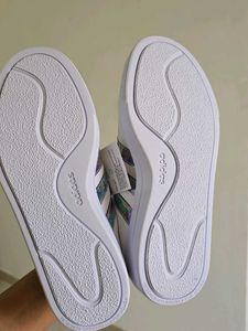 ADIDAD Court Platform Sneakers - White
