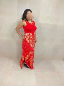 Red Hot Gown Party Wear