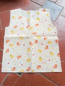 Cute Baby Vest with Candy Print Pack Of 3