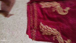 Jimmy Choo Saree Heavy Diamond Work