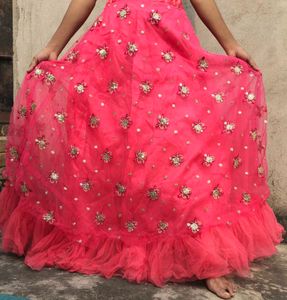 Party Wear Crop Top Skirt