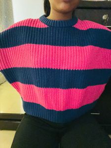 Striped Knit Sweater