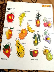 New Wooden Fruit Puzzle