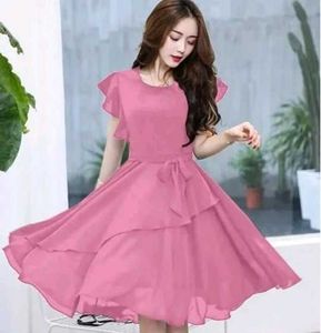 Pink Flutter Sleeve 👗 👌